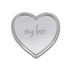 Mariposa – “My Love” Beaded Heart Tray