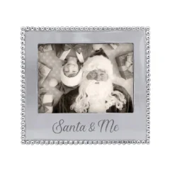 Mariposa – “Santa & Me” Beaded 5×7 Frame