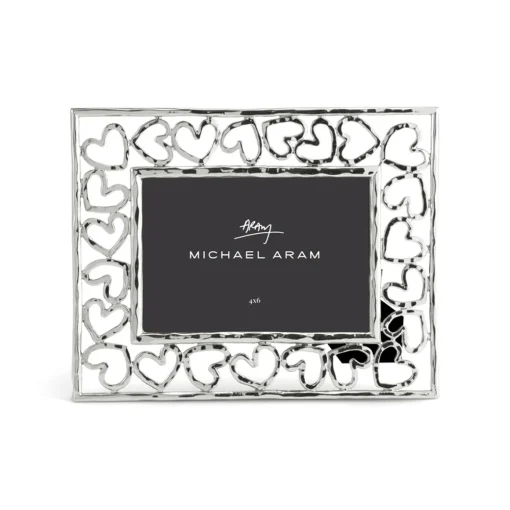 Michael Aram – Silver Heart 4×6 Frame