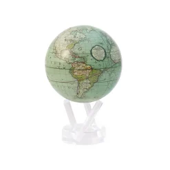 MOVA – Antique Terrestrial Green Globe 4.5″