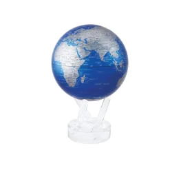 Mova – Blue and Silver Globe 4.5″