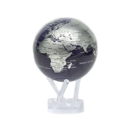 Mova – Purple & Silver 6″ Globe