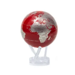 Mova – Red & Silver 6″ Globe