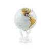 Mova – White & Gold Globe 4.5″