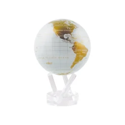 Mova – White & Gold Globe 4.5″