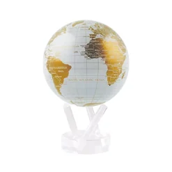 MOVA – White & Gold Globe 6″