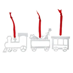Nambe – Mini Train Ornament Set of 3