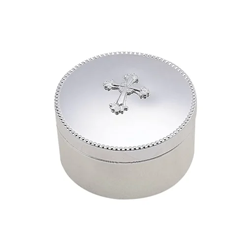Reed & Barton – Abbey Cross Keepsake Silver-plate Box
