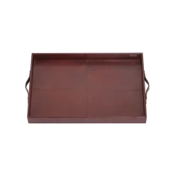 Reed & Barton – Hudson Leather Bar Tray