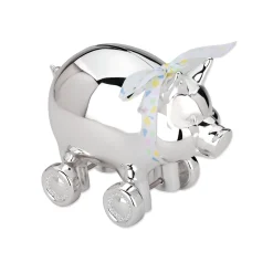 Reed & Barton – Piggy with Wheels Bank