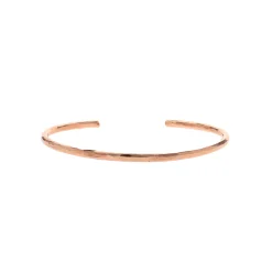 Rose Gold Filled Hammered Cuff Bracelet