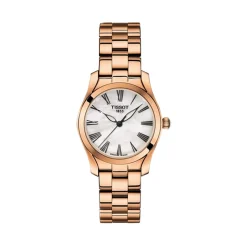 Rose Gold-Tone Tissot T-Wave Quartz Watch