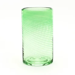 Saban Glass – Twisty High Ball: Beryl Green