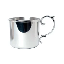 Salisbury Pewter – Scroll Handle Straight Baby Cup