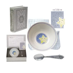 Salisbury Pewter – Twinkle Star Bowl & Spoon Set