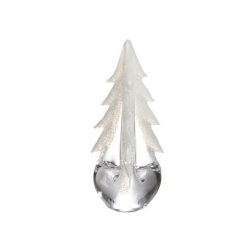 Simon Pearce – Snowy Evergreen Tree 8″