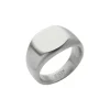 Stainless Steel 13.6 mm Signet Ring