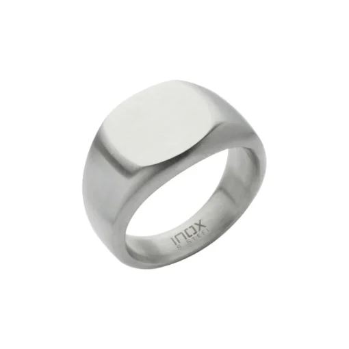 Stainless Steel 13.6 mm Signet Ring