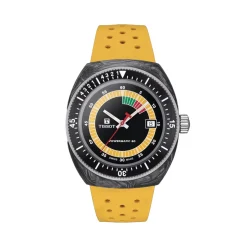Stainless Steel And Carbon Tissot Sideral S Powermatic 80