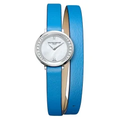 Stainless Steel Baume & Mercier Blue Petite Promesse Watch