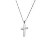 Stainless Steel Diamond Cross and 24″ Inch Chain