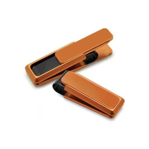 Stainless Steel Orange Slide Money Clip