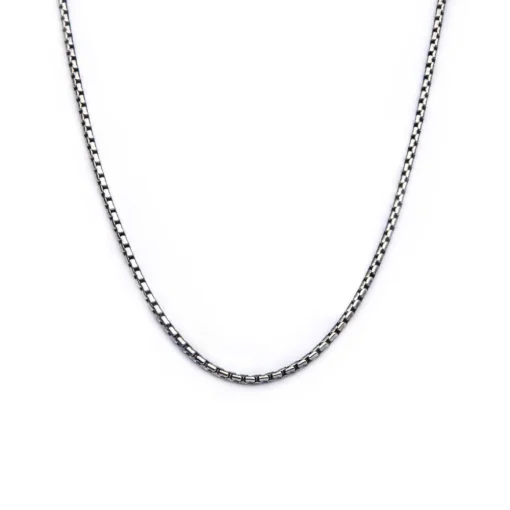Stainless Steel Oxidized 20″ Inch Boston Link Chain