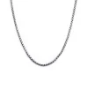 Stainless Steel Oxidized 22″ Boston Chain