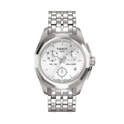 Stainless Steel Tissot PRC100 Quartz Chronograph Watch
