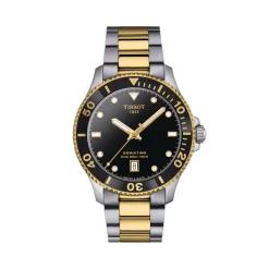 Stainless Steel Two Tone Tissot Seastar 1000