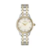 Stainless Steel Two Toned Seiko Diamonds Collectionn Watch