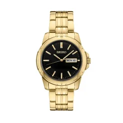 Stainless Steel Yellow Gold Plated Seiko Essentials Collection Watch
