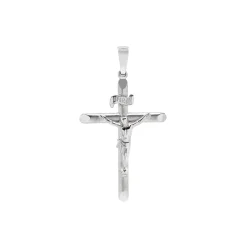Sterling Silver 26 X 19 mm Crucifix Pendant