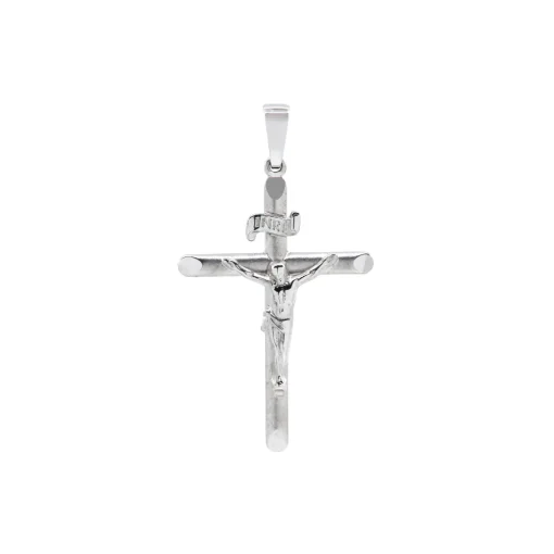 Sterling Silver 26 X 19 mm Crucifix Pendant