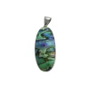 Sterling Silver Abalone Shell Pendant