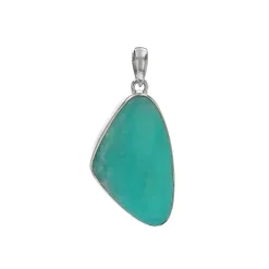 Sterling Silver Amazonite Pendant