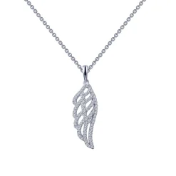 Sterling Silver Angel Wing Pendant with Chain