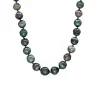 Sterling Silver Baroque Tahitian Pearl Necklace
