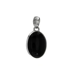 Sterling Silver Black Onyx Pendant