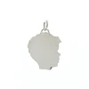 Sterling Silver Boy Head Charm