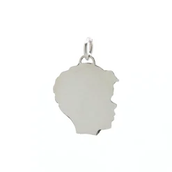 Sterling Silver Boy Head Charm