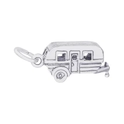 Sterling Silver Camping Trailer Charm