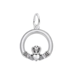 Sterling Silver Claddagh Charm
