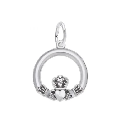 Sterling Silver Claddagh Charm