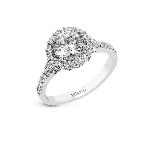 Sterling Silver Cubic Zirconia Sample Engagement Ring