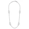Sterling Silver 18-Inch Circles Necklace