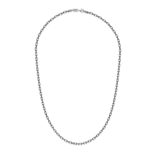 Sterling Silver 20-inch Small Oval Link Chain