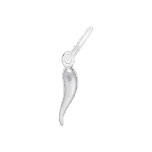 Sterling Silver Italian Horn Charm