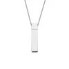 Sterling Silver Keepsake Bar Pendant with Chain