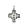 Sterling Silver Large 4-Way Cross Pendant